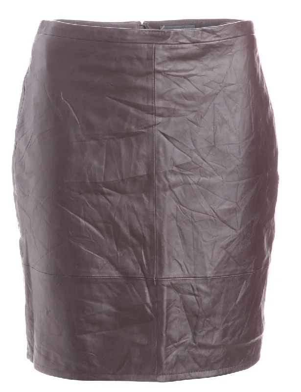 Label Roxy Mini Leather Skirt seamless skirt comfort