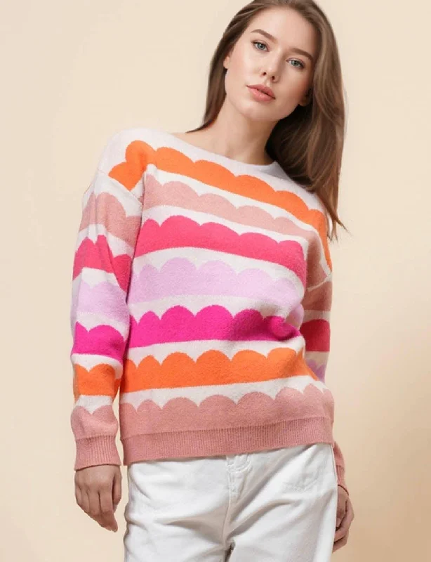 Ladies Color Block Long Sleeves Pullover Sweater SKT5015 Machine Wash Dry Clean Hand Wash Ladies Color Block Long Sleeves Pullover Sweater SKT5015 Machine Wash Dry Clean Hand Wash