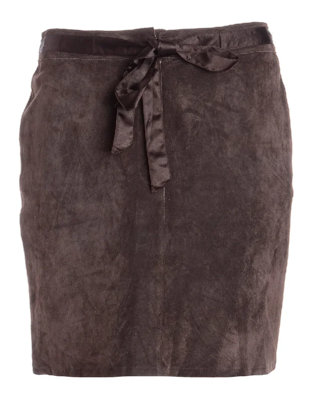 Label Robyn Suede Skirt chiffon skirt lightweight