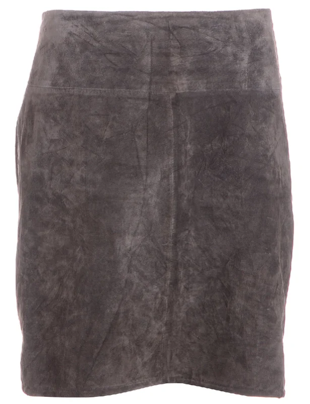 Label Robyn Mini Suede Skirt cashmere skirt fine
