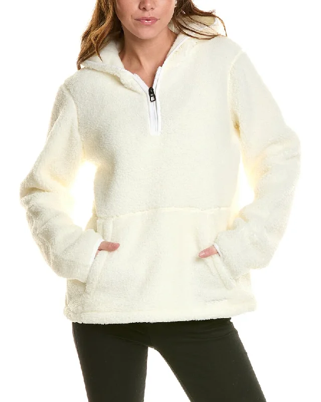 Spyder Cloud Fleece Hoodie Hoodie with Velcro Closure Adjustable Secure
