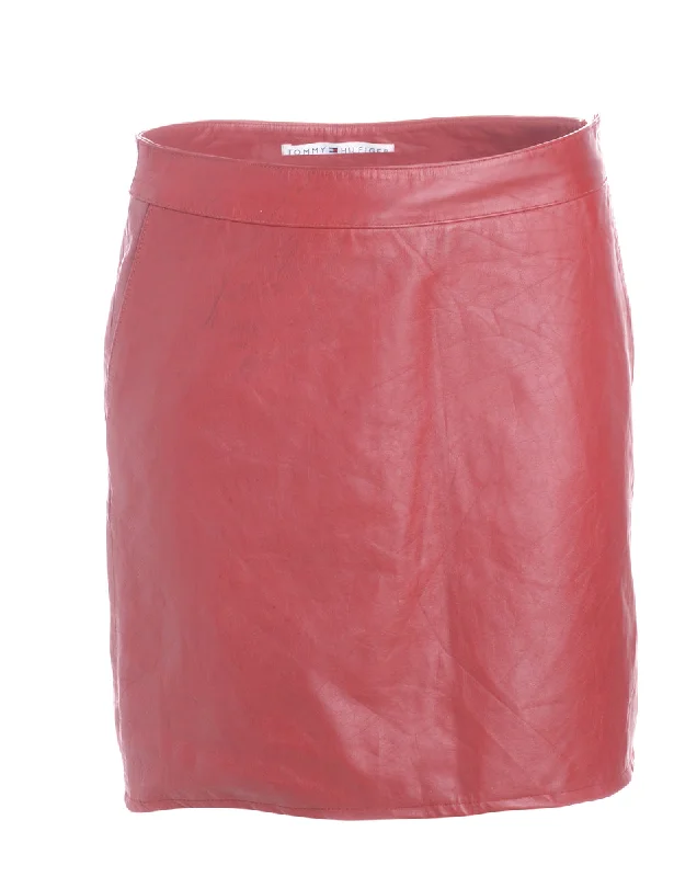 Label Roxy Mini Leather Skirt modal blend skirt
