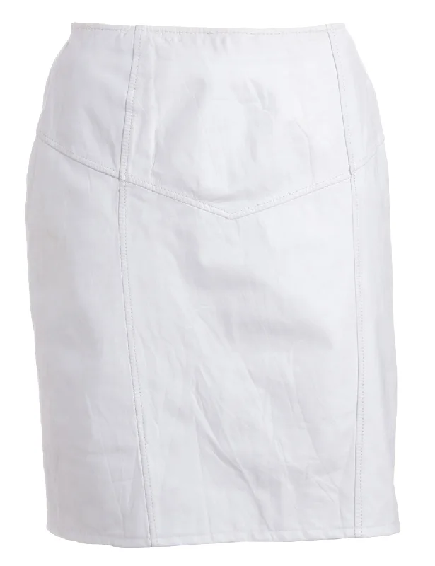 Label Roxy Mini Leather Skirt leather skirt sleek