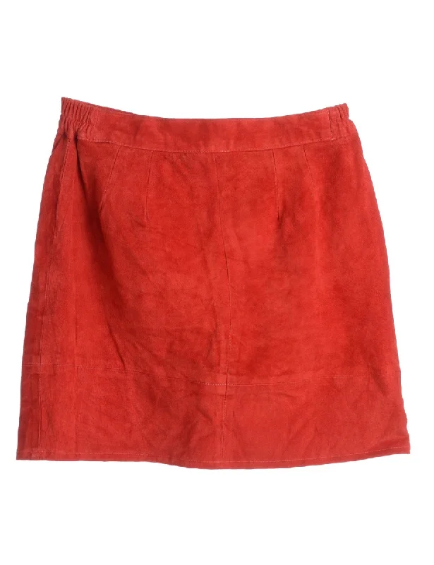Label Robyn Suede Skirt denim skirt stylish