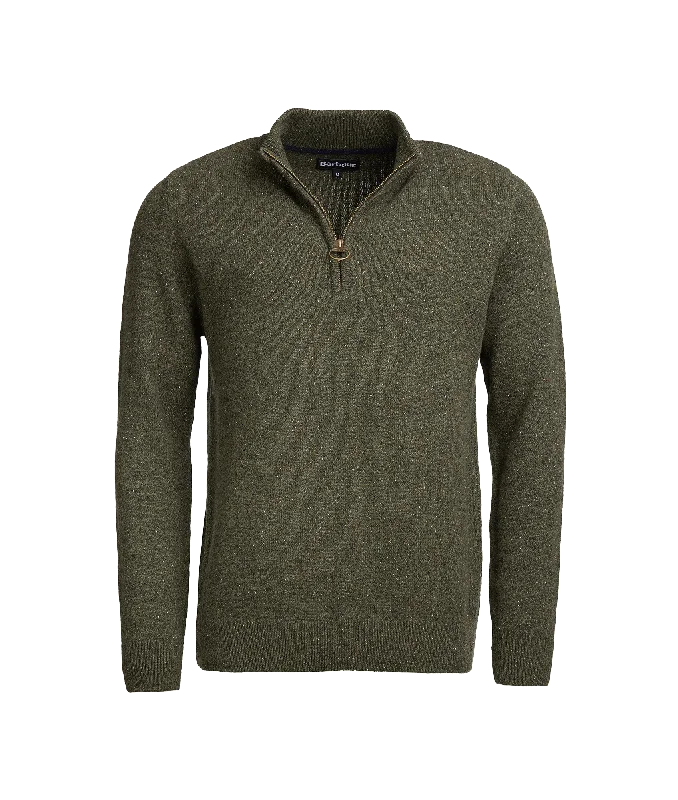 Essential Tisbury Half Zip Sweatshirt - Green Hoodie with Drawstring Waist Adjustable Fitted Essential Tisbury Half Zip Sweatshirt - Green Hoodie with Drawstring Waist Adjustable Fitted