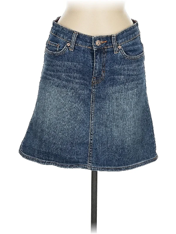 Denim Skirt silk skirt lustrous