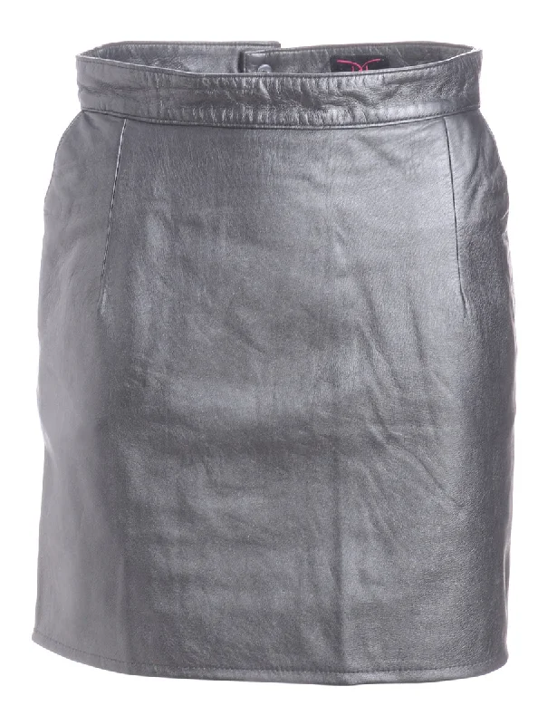 Label Roxy Mini Leather Skirt lightweight skirt design