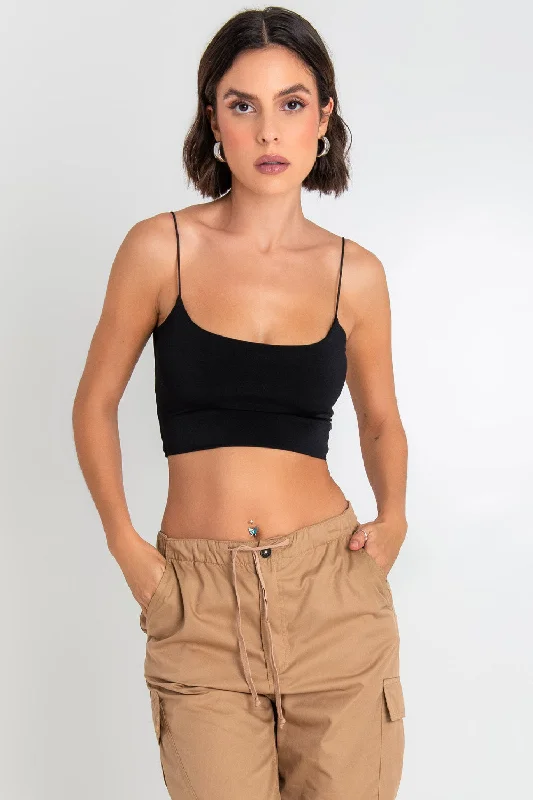 Crop top tirantes Iron Safe Non-Iron Wrinkle Free