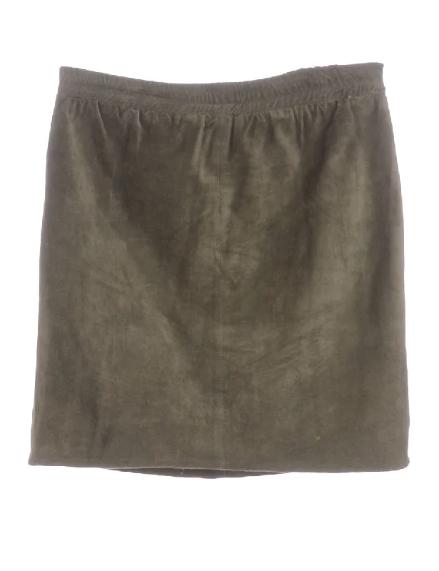 Label Robyn Suede Skirt lace skirt elegant