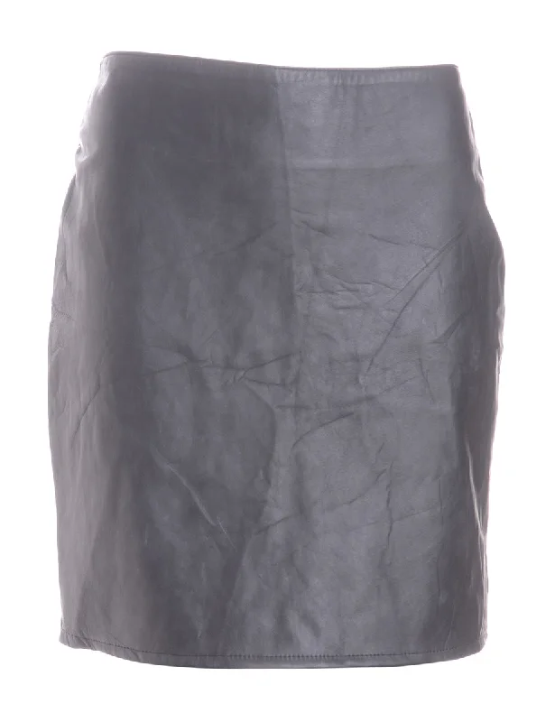Label Roxy Mini Leather Skirt lace skirt delicate
