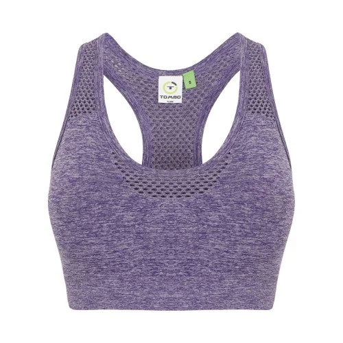 Tombo Womens/Ladies Seamless Crop Top Fashionable Trendy Casual