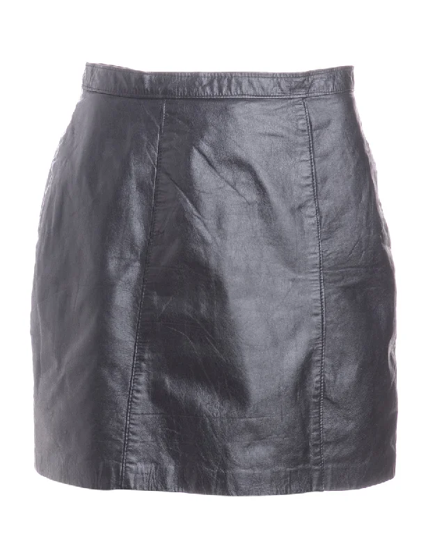 Label Roxy Mini Leather Skirt athletic skirt fit