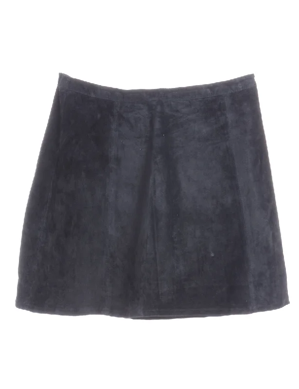 Label Robyn Suede Skirt cashmere skirt soft