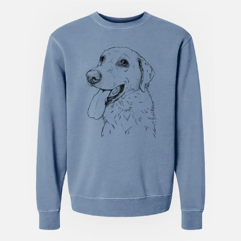 Bare Purl the British Lab - Unisex Pigment Dyed Crew Sweatshirt Hoodie with Pastel Soft Subtle Bare Purl the British Lab - Unisex Pigment Dyed Crew Sweatshirt Hoodie with Pastel Soft Subtle
