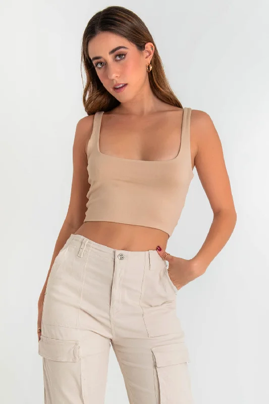Crop top tirantes Machine Wash Dry Clean Hand Wash