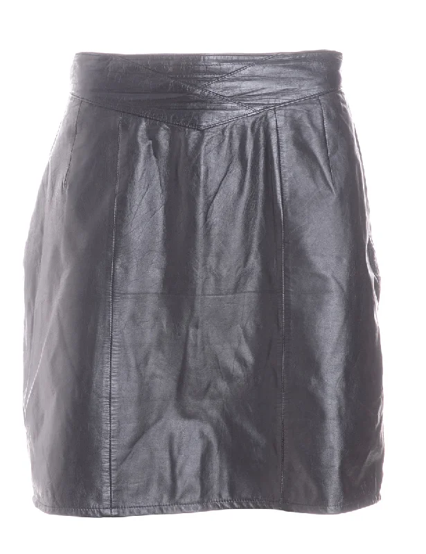 Label Roxy Mini Leather Skirt midi skirt versatile