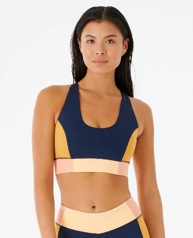 Rip Curl Mirage Aloe Crop Top - Navy Faux Fur Fabric Real Fur Fabric Shearling Fabric