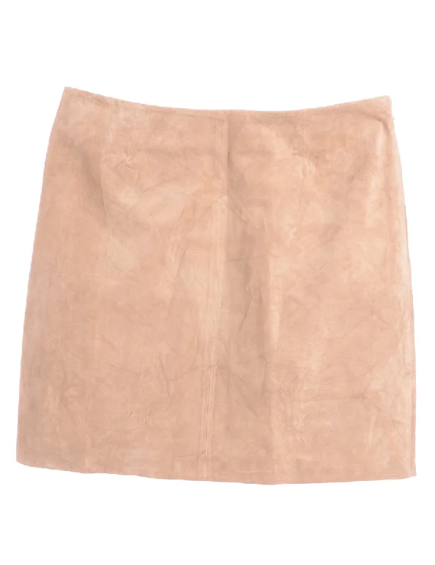 Label Robyn Suede Skirt wool skirt warm