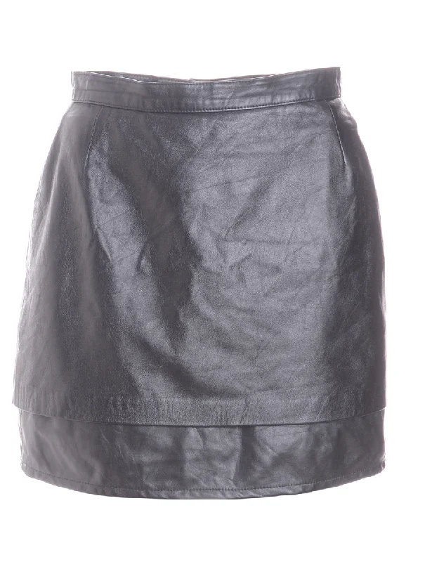 Label Roxy Mini Leather Skirt maxi skirt elegant