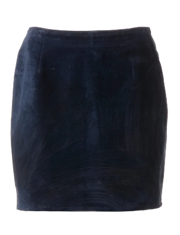 Label Robyn Mini Suede Skirt chiffon skirt delicate