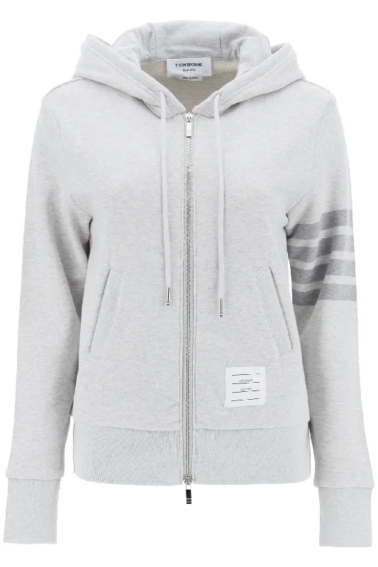4-bar hoodie with zipper and FJT174A 06910 LT GREY Hoodie with Hem Patch Decorative Personalized 4-bar hoodie with zipper and FJT174A 06910 LT GREY Hoodie with Hem Patch Decorative Personalized