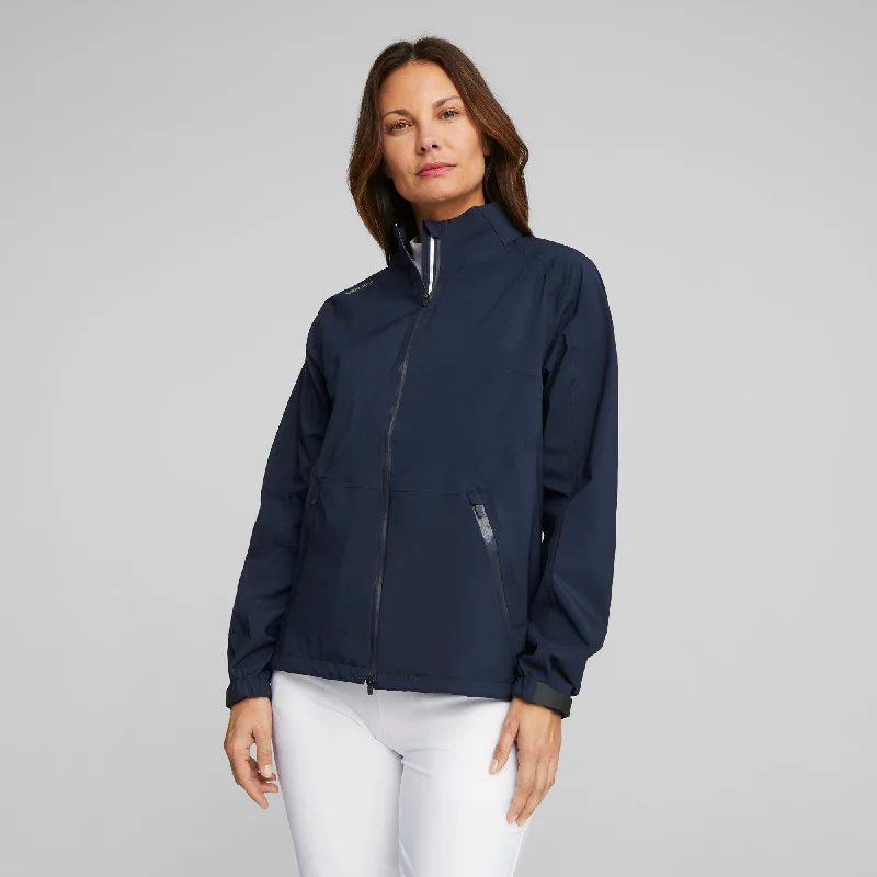 Women's DRYLBL Rain Golf Jacket Lace Jacket Ribbed Jacket Sequined Jacket