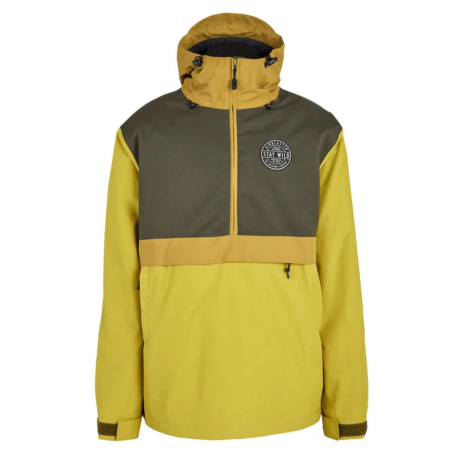 Airblaster Trenchover Half Zip Shell Jacket 2025 Welt Pockets Slit Pockets Flap Pockets