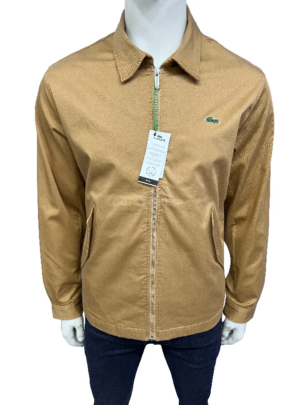LCST Stretch Cotton Khaki Jacket Trench Coat Raincoat Waterproof Jacket