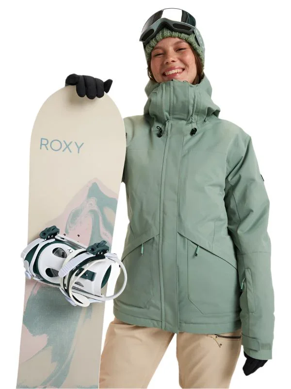Roxy Women's Illumine Warmlink Jacket 2025 Hooded Jacket Caped Jacket Shawl Collar Jacket Roxy Women's Illumine Warmlink Jacket 2025 Hooded Jacket Caped Jacket Shawl Collar Jacket