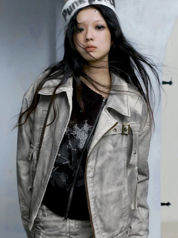 Short Cotton Jacket【s0000005236】 Belted Jacket Elasticated Jacket Padded Jacket