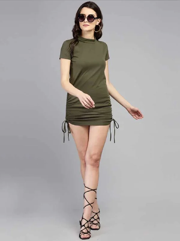 TANDUL  Women Green Dress