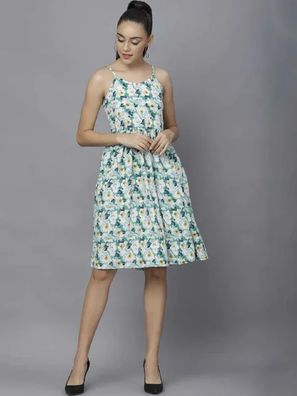 TANDUL  Women High Low Multicolor Dress