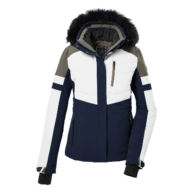 Killtec Women's KSW 101 Quilted Jacket 2025 Wool Fabric Cashmere Fabric Tweed Fabric Killtec Women's KSW 101 Quilted Jacket 2025 Wool Fabric Cashmere Fabric Tweed Fabric