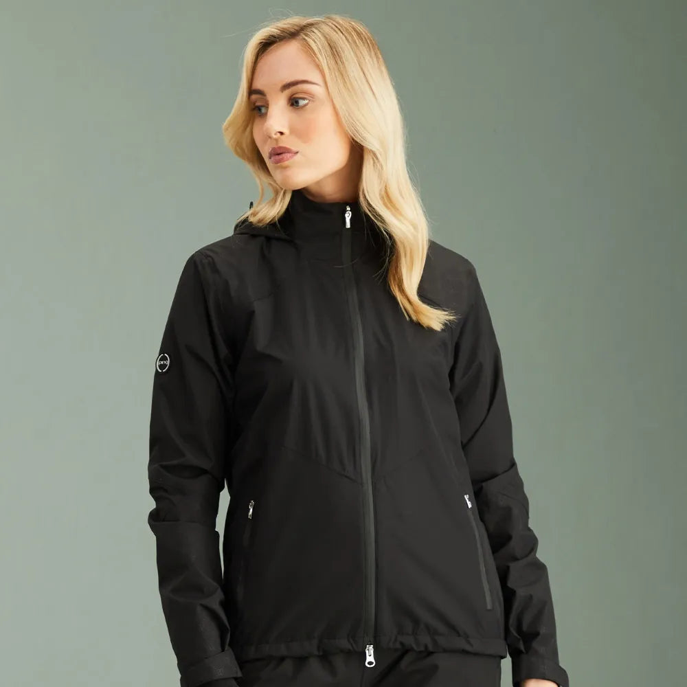 PING Milli Ladies Waterproof Jacket Zippered Front Buttoned Front Snap Front