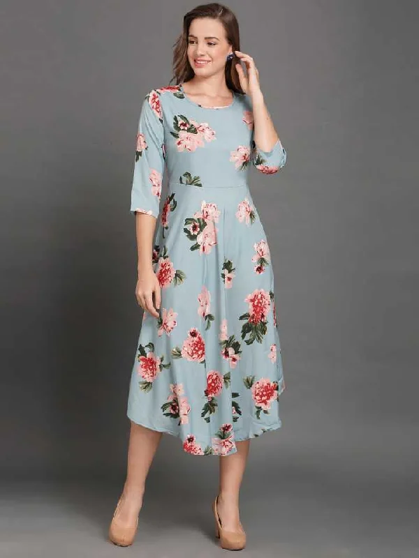 TANDUL  Women Fit and Flare Multicolor Dress