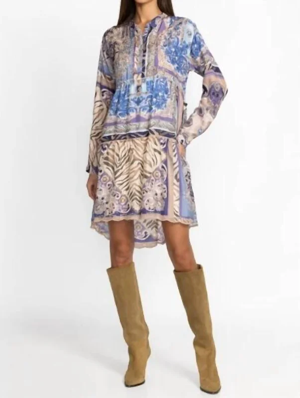 Valentin Jasmine Dress In Blue