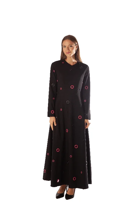 Scattered Grommets Dress