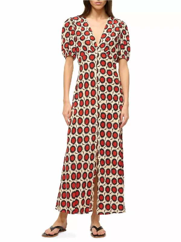 Vaughn Dress In Sunflower