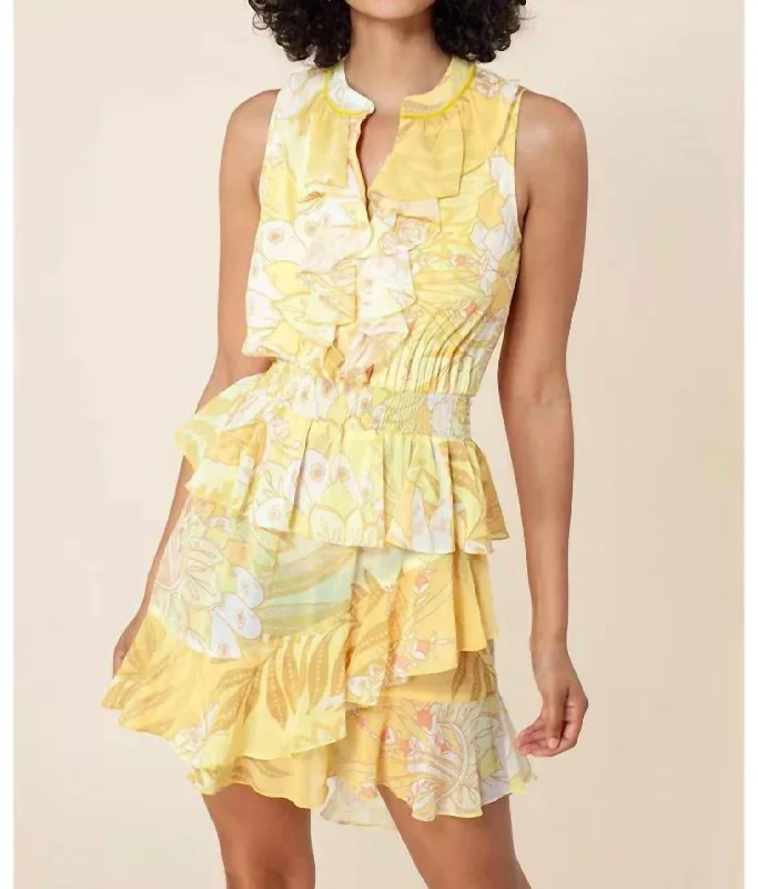 Roux Dress In Yellow