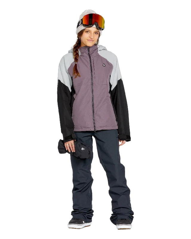 Volcom Women's Agate Ins Jacket 2025 A-Line Jacket Boat Neck Shawl Collar