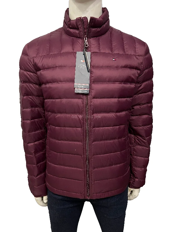 TH Packable Duck Down Maroon Puffer Jacket Tailored Jacket Straight Jacket A-Line Jacket TH Packable Duck Down Maroon Puffer Jacket Tailored Jacket Straight Jacket A-Line Jacket