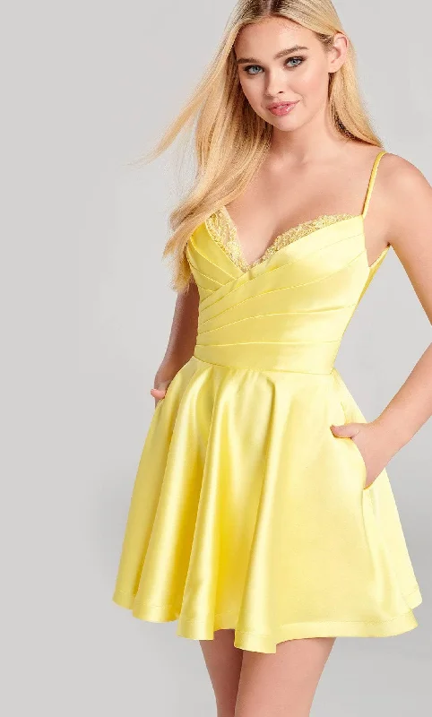 Ellie Wilde EW22014S - Pleated Dress