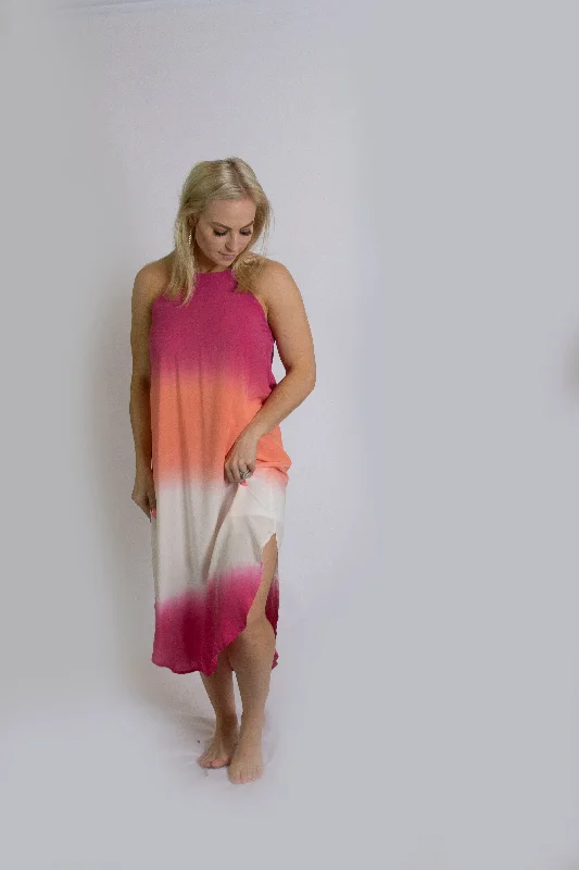 Pink ocean dress