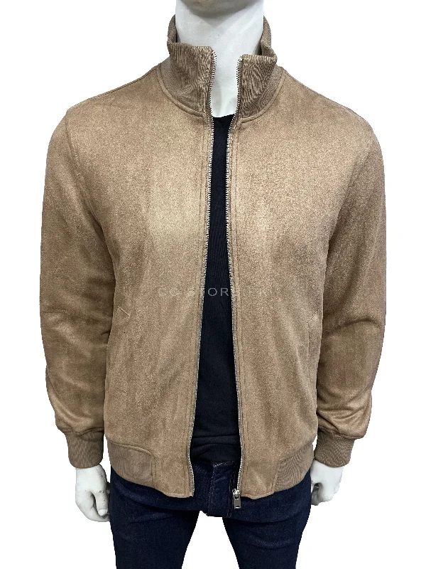 ZR Suede Funnel Neck Beige Jacket (405) Herringbone Jacket Houndstooth Jacket Plaid Jacket ZR Suede Funnel Neck Beige Jacket (405) Herringbone Jacket Houndstooth Jacket Plaid Jacket