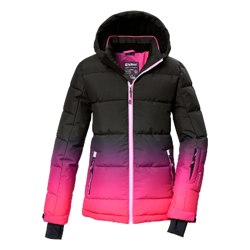 Killtec Girls KSW 330 Quilted Insulated Jacket 2025 Notch Collar Peter Pan Collar Cowl Neck Killtec Girls KSW 330 Quilted Insulated Jacket 2025 Notch Collar Peter Pan Collar Cowl Neck