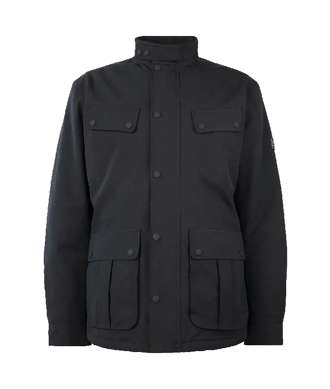 Tourer Duke Waterproof Jacket - Black Tailored Jacket Straight Jacket A-Line Jacket