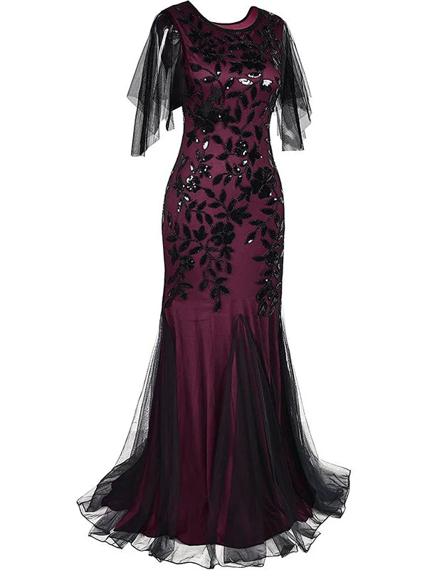 Burgundy & Black