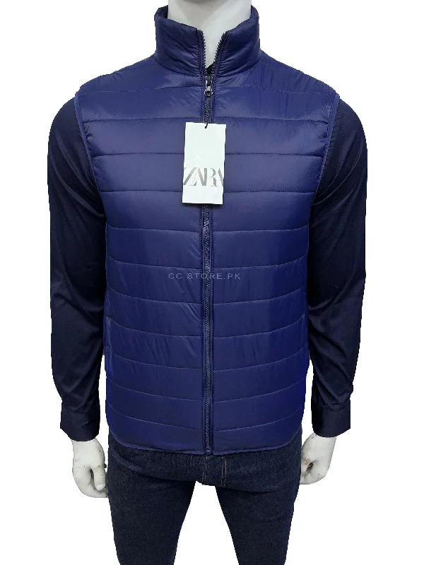 ZR Lightweight Sleeveless Puffer Blue Jacket (332) Tiered Jacket Buttoned Jacket Zippered Jacket ZR Lightweight Sleeveless Puffer Blue Jacket (332) Tiered Jacket Buttoned Jacket Zippered Jacket