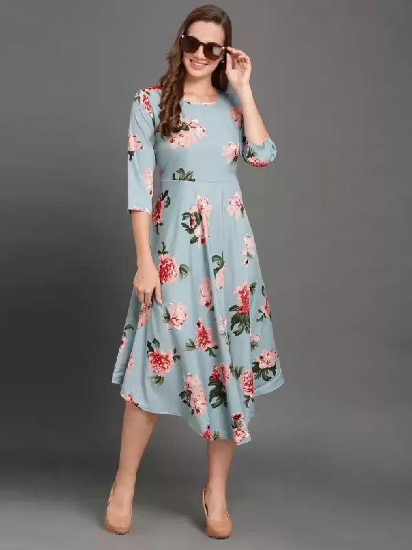 TANDUL  Women Fit and Flare Multicolor Dress