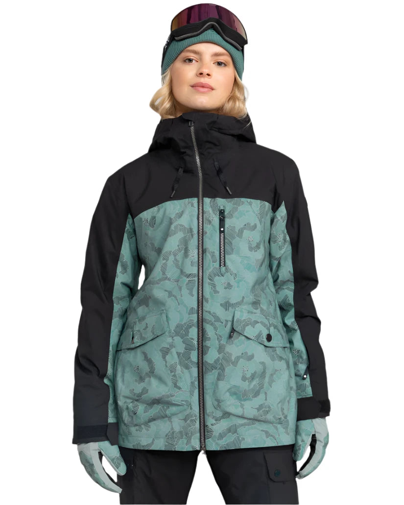 Roxy Women's Stated Insulated Jacket 2025 Striped Jacket Polka Dot Jacket Floral Jacket Roxy Women's Stated Insulated Jacket 2025 Striped Jacket Polka Dot Jacket Floral Jacket